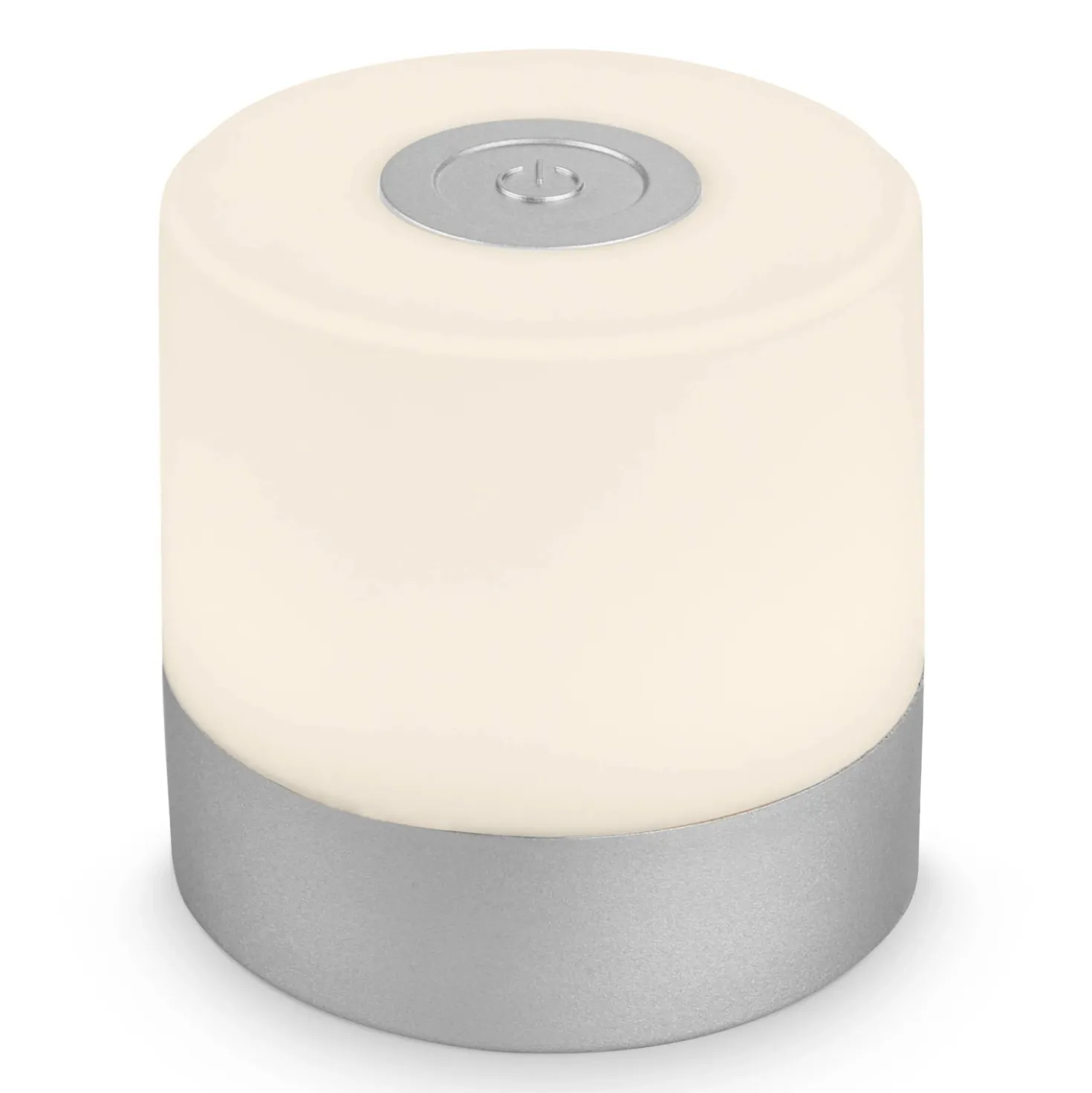 Lampada da tavolo LED 100 lm RGB Ø 7 x 7 cm cromo