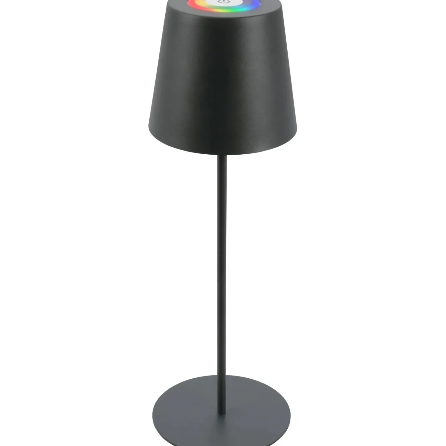 Lampada da tavolo LED Kiki 200 lm RGB+W Ø 10,5 x 36 cm antracite