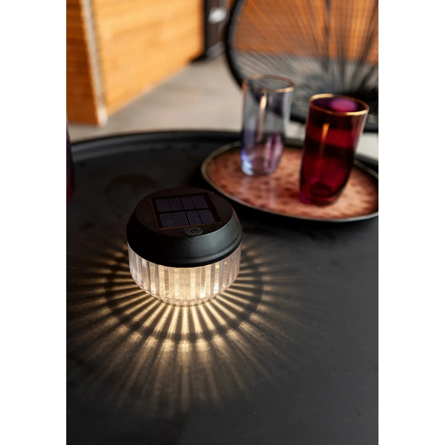 Lampada da tavolo solare LED Lutec Diva 11 W 12 lm 4000 K Ø 11 cm x 8,2 cm 2 pz