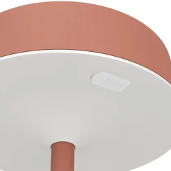 Lampada da tavolo solare EGLO LED-CCT SIMERI rossa con dimmer touch IP54