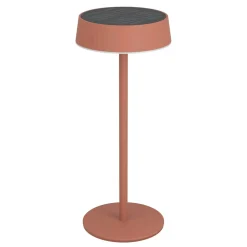Lampada da tavolo solare EGLO LED-CCT SIMERI rossa con dimmer touch IP54