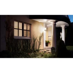 Lampada LED con rilevatore L 190 S 14,5x22x33,5 cm nero