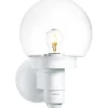 Lampada LED con rilevatore L 115 S 26x21,5x33 cm bianco