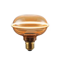 Lampada LED decorativa E8 eclipse Prismalux 265 lm ambrata