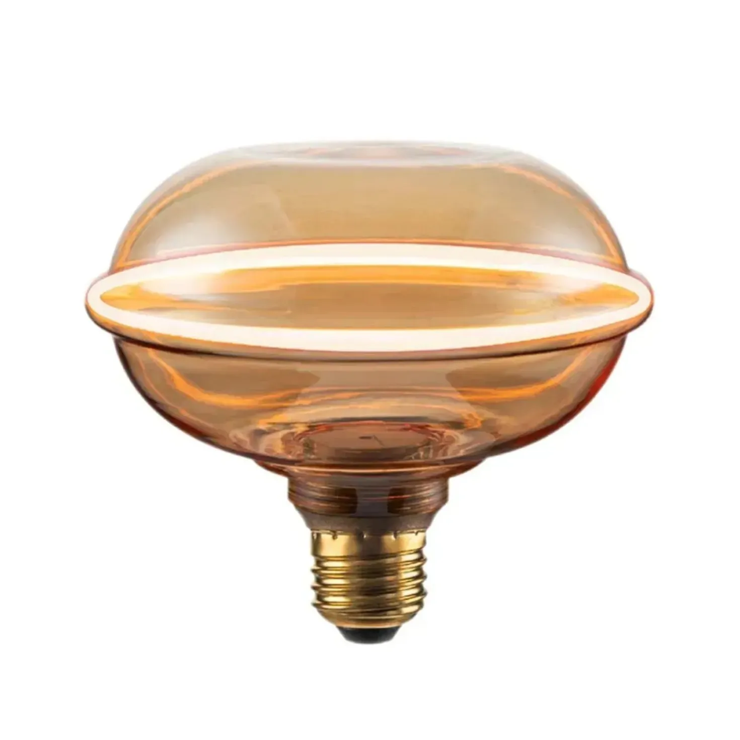 Lampada LED decorativa E7 eclipse Prismalux 265 lm ambrata