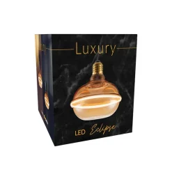 Lampada LED decorativa E7 eclipse Prismalux 265 lm ambrata