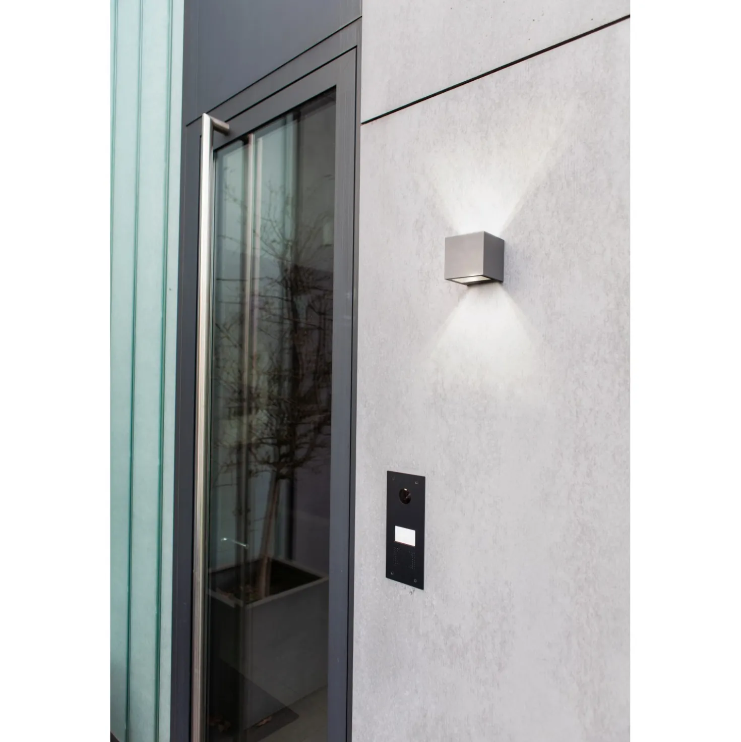 Lampada LED Gemini antracite bianco neutro 800 lm