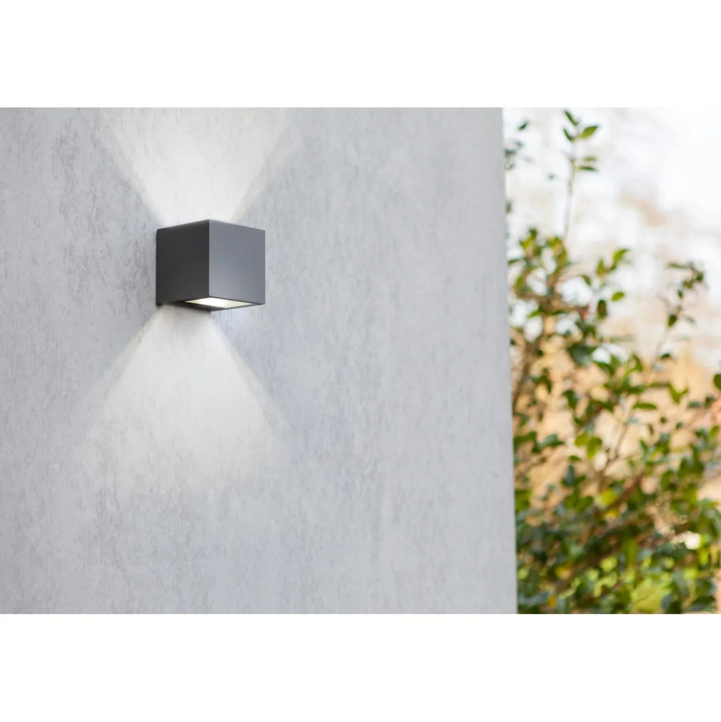 Lampada LED Gemini antracite bianco neutro 800 lm
