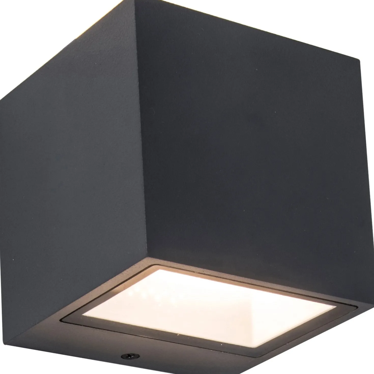 Lampada LED Gemini antracite bianco neutro 800 lm