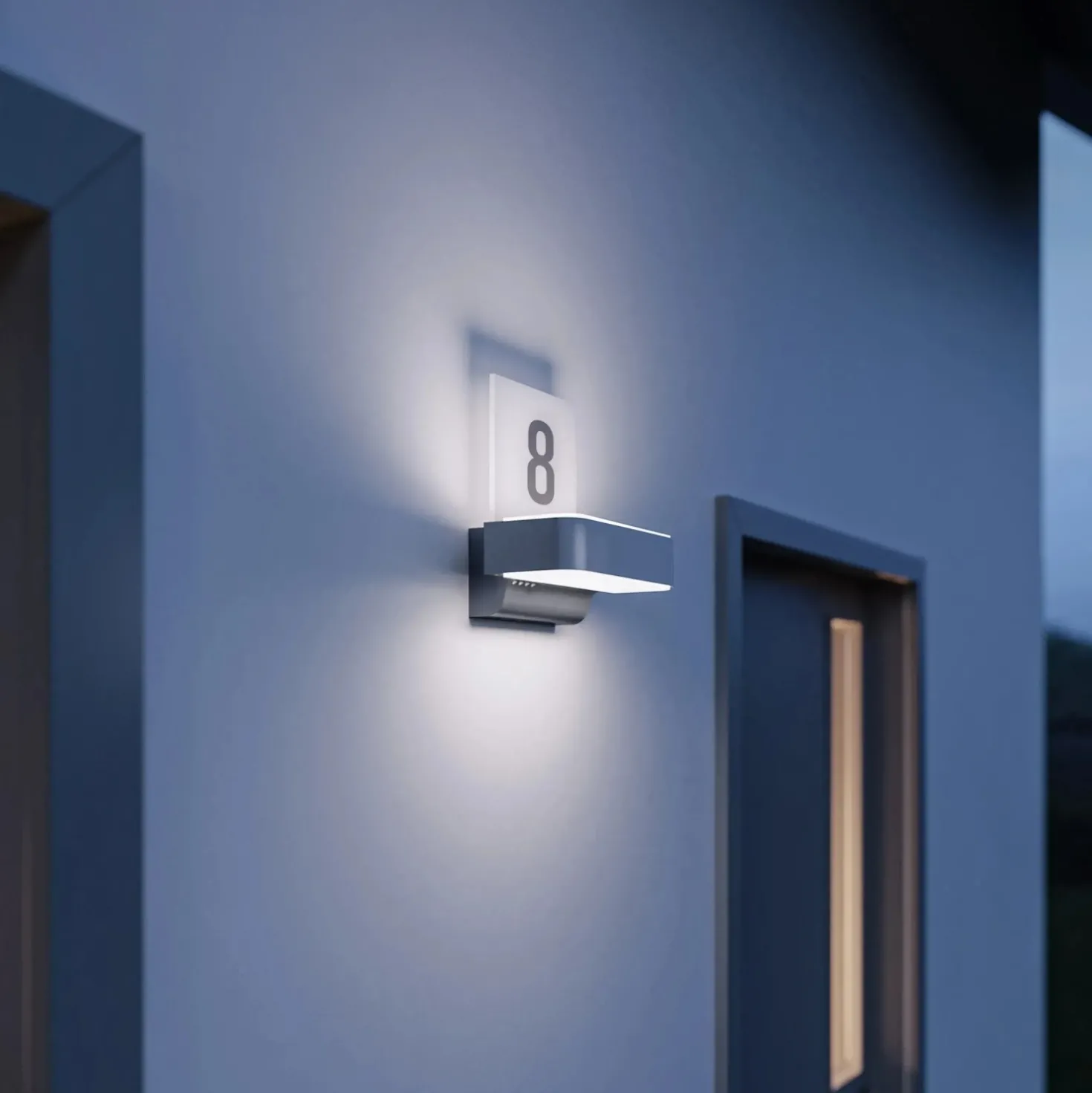 Lampada LED L 820 SC 14,5x23x26 cm antracite