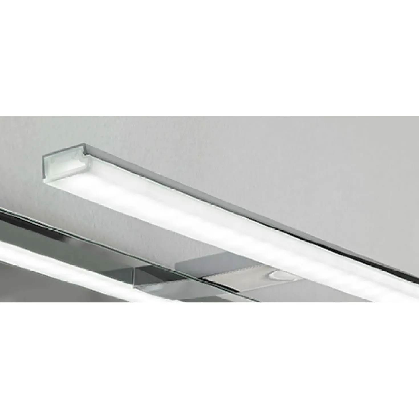 Lampada Led per specchio bagno Pandora Cromo 460x32x112 mm