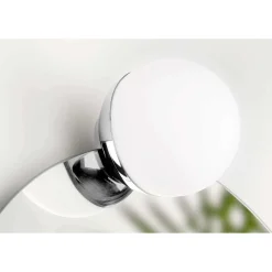 Lampada Led per specchio bagno Scarlett Cromo 90x90x93 mm