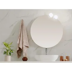 Lampada Led per specchio bagno Scarlett Cromo 90x90x93 mm