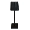 Lampada LED touch da tavolo in ABS 9,5x9,5x36 cm nero