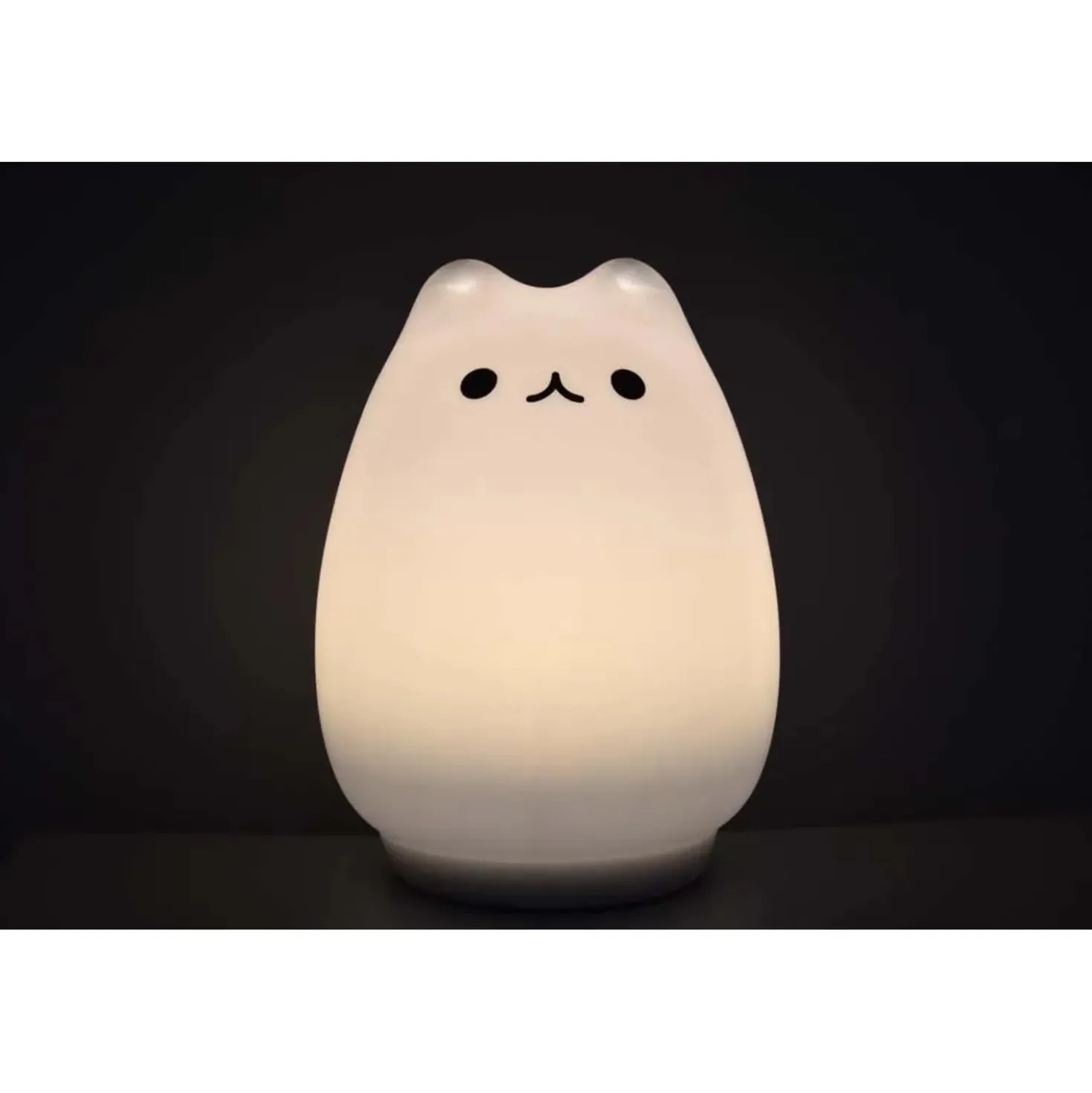 Lampada LED USB Cucciolight gatto silicone 190x120x120 mm