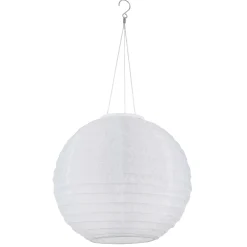 Lampada solare plastica bianco LED 300mAh 1,2V Ø300xH550 mm