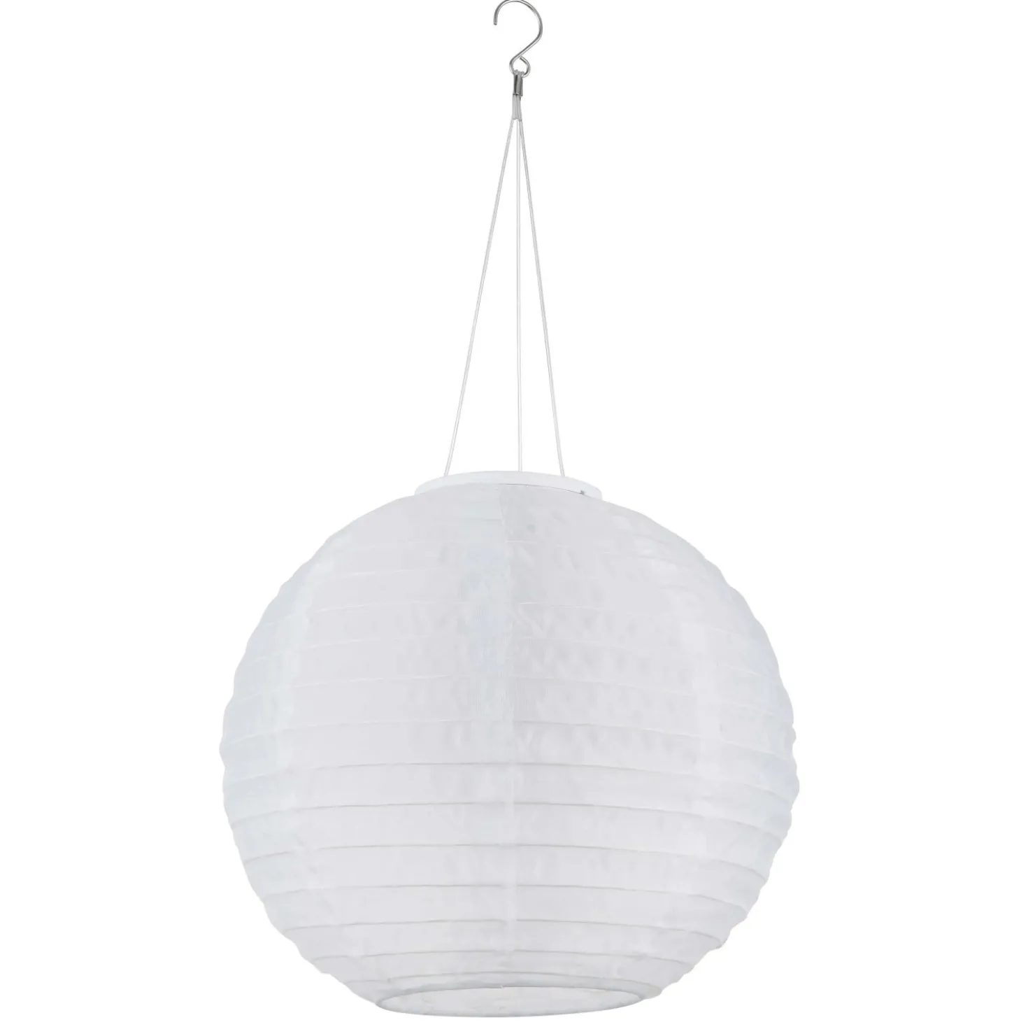 Lampada solare plastica bianco LED 300mAh 1,2V Ø300xH550 mm