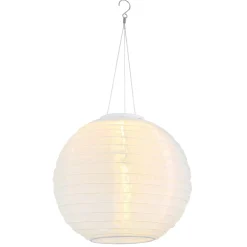 Lampada solare plastica bianco LED 300mAh 1,2V Ø300xH550 mm