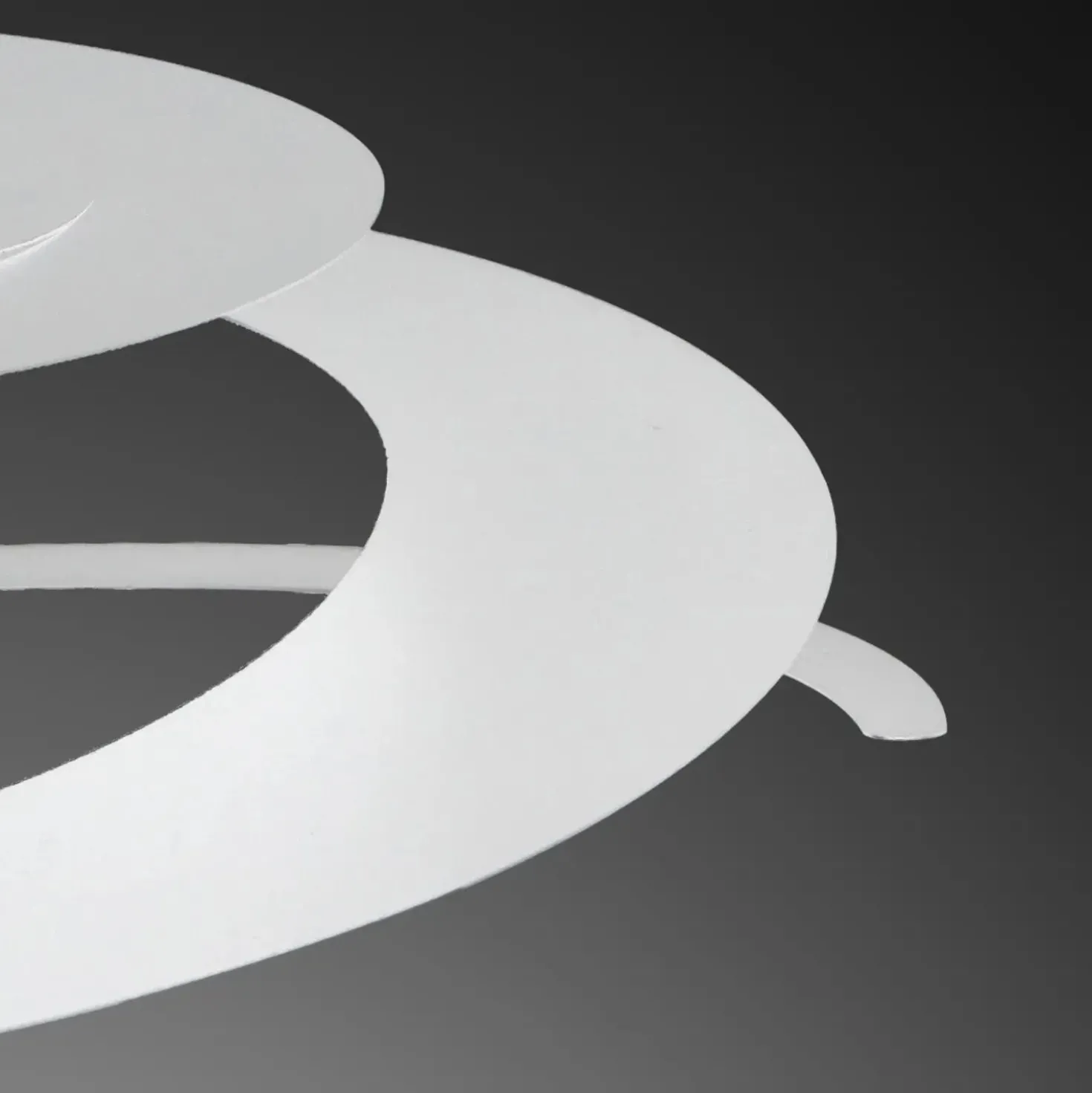 Lampadario a sospensione Spirale E27 42 W bianca in metallo 50 x H 130 cm