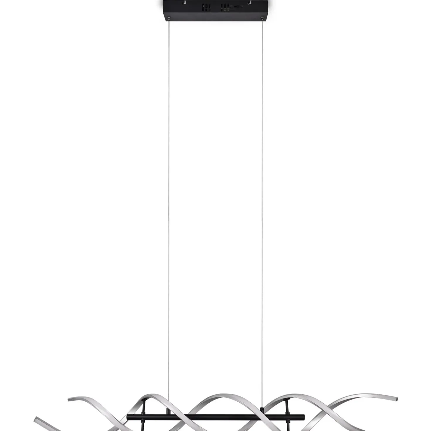 Lampadario a sospensione Sequence LED regolabile con spirale in metallo Ø 105 cm