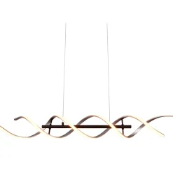 Lampadario a sospensione Sequence LED regolabile con spirale in metallo Ø 105 cm