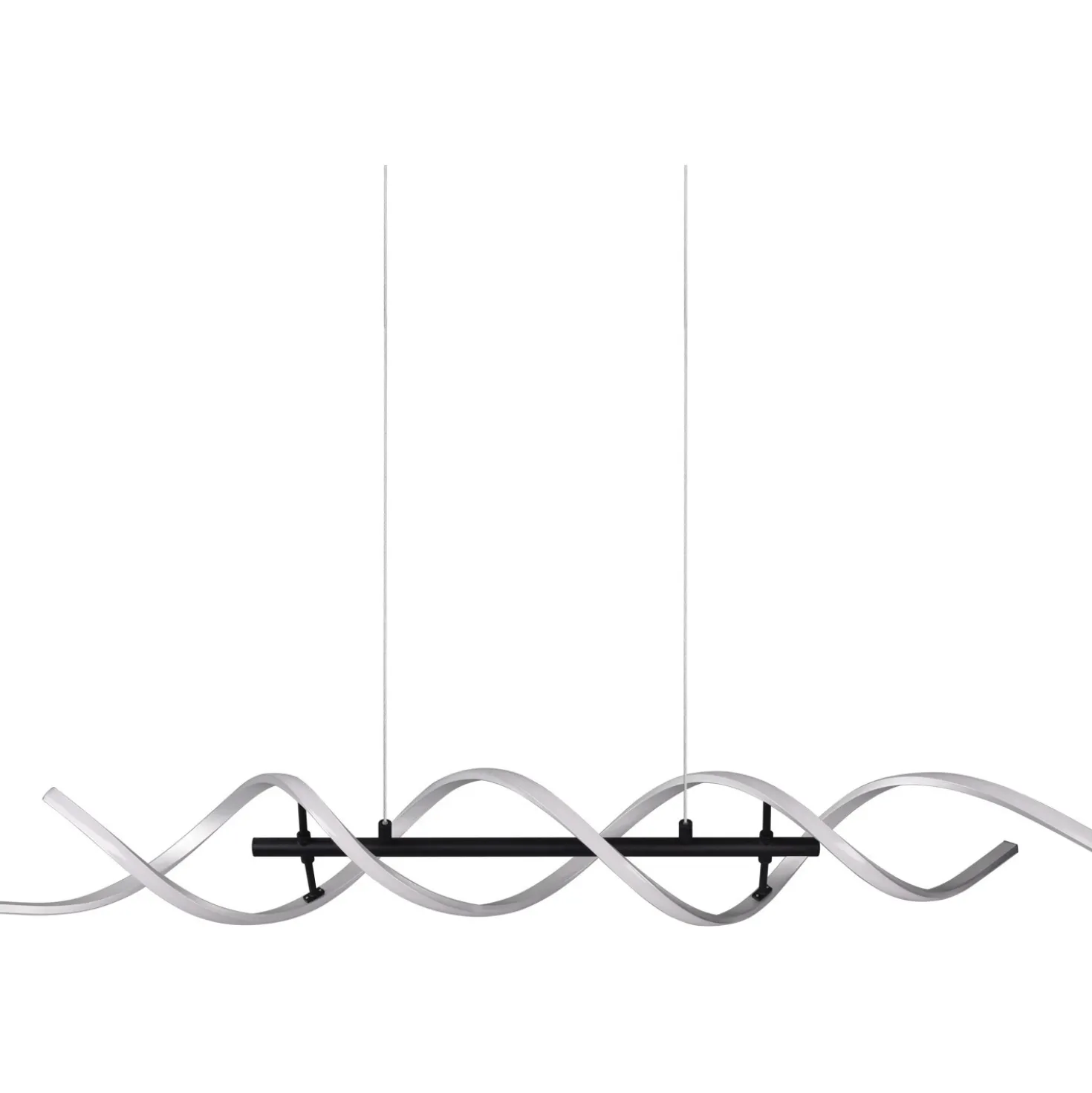 Lampadario a sospensione Sequence LED regolabile con spirale in metallo Ø 105 cm