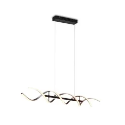 Lampadario a sospensione Sequence LED regolabile con spirale in metallo Ø 105 cm