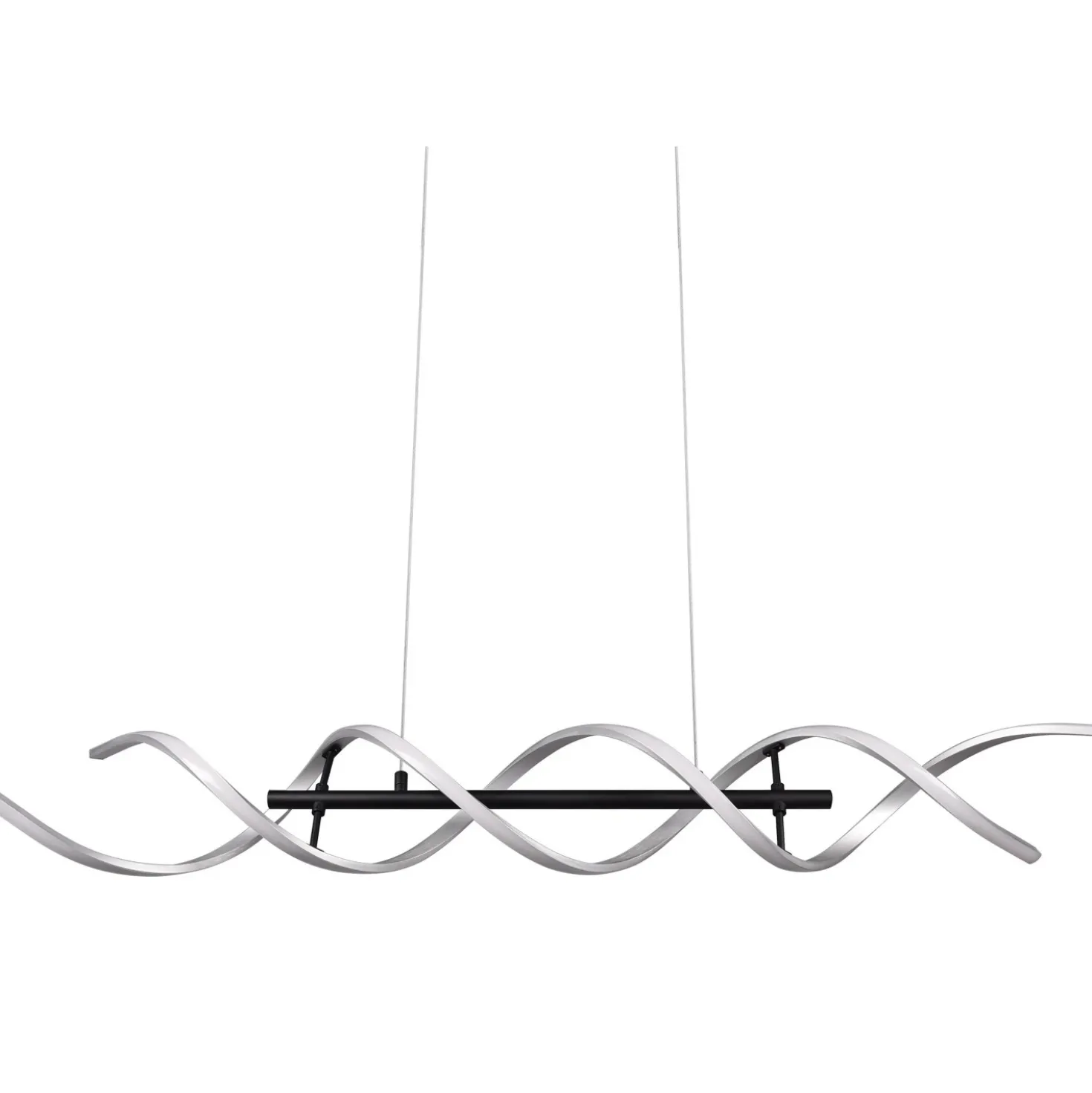 Lampadario a sospensione Sequence LED regolabile con spirale in metallo Ø 105 cm