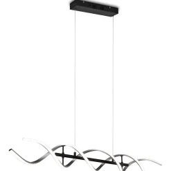 Lampadario a sospensione Sequence LED regolabile con spirale in metallo Ø 105 cm