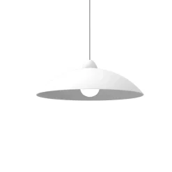 Lampadario a sospensione Flash E27 in metallo bianco Ø 30 cm