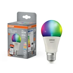 Lampadina a bulbo LED E27 Osram A60 RGBW 9 W 806 lm 11,2x6 cm