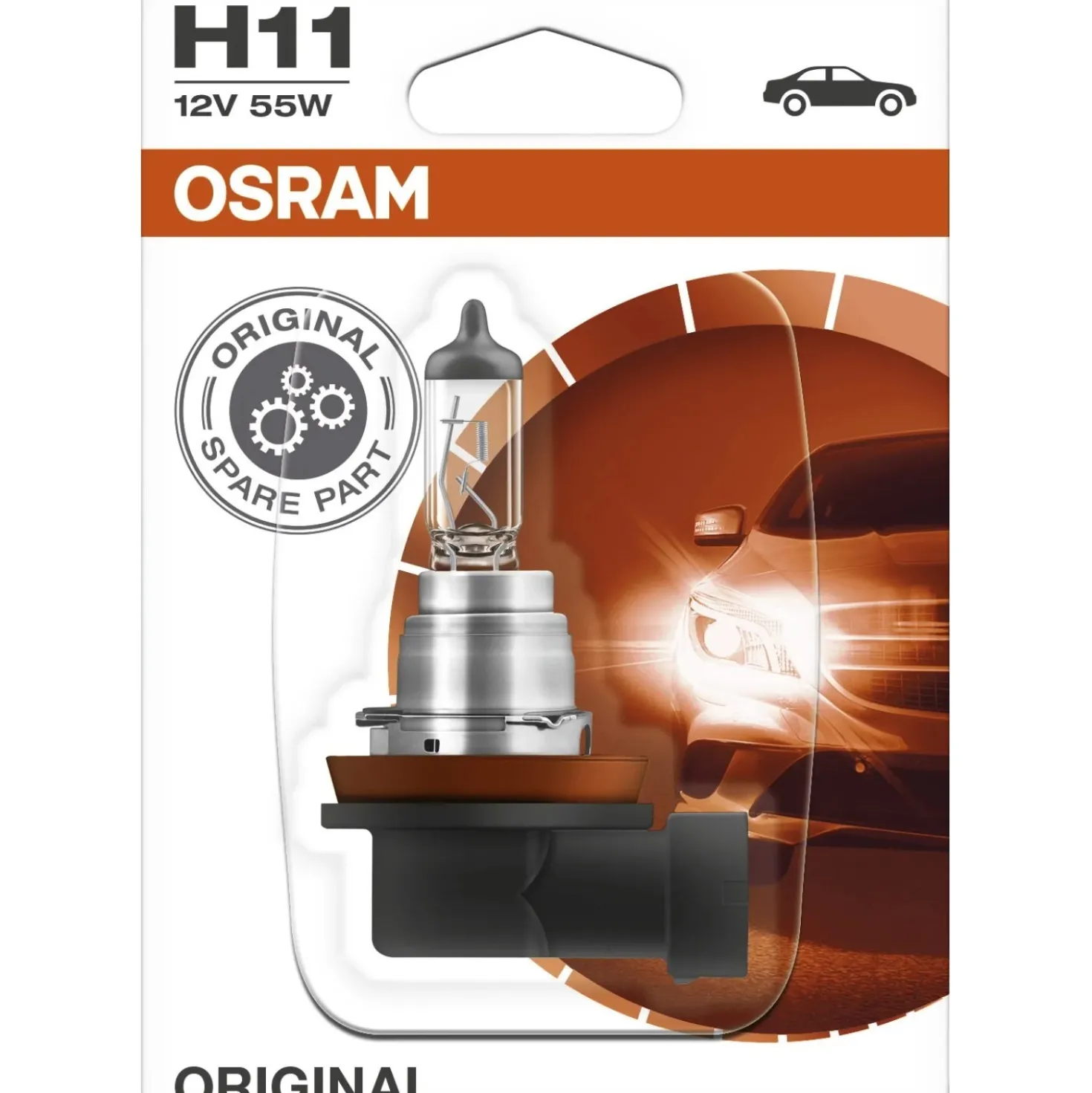 Lampadina auto Osram proiettori H11 12 V