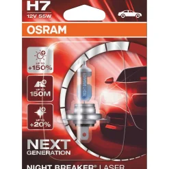 Lampadina H7 per faro auto Osram Night Breaker Laser