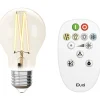 Lampadina LED A60 iDual Smart Home a filamento con telecomando trasparente