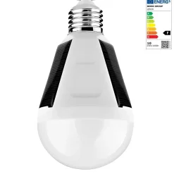 Lampadina LED a ricarica solare ed elettrica 12 W 700 lm