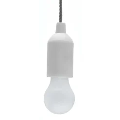 Lampadina LED appendibile Pull light a batterie bianco
