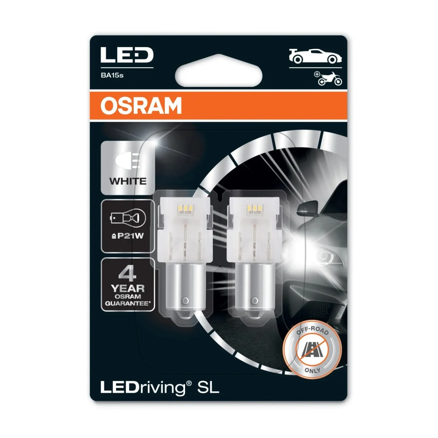 Lampadina led auto ausiliaria 21W Osram