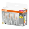 Lampadina LED E27 a goccia Osram 806 lm bianco caldo 3 pz