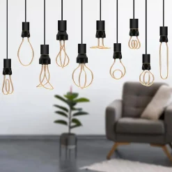 Lampadina LED E27 decorativa Artist doppio irregolare 480 lm bianco caldo