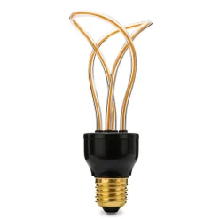 Lampadina LED E27 decorativa Artist doppio irregolare 480 lm bianco caldo