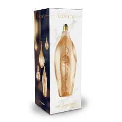 Lampadina LED E27 decorativa Bottle ambrata 200 lm bianco caldo
