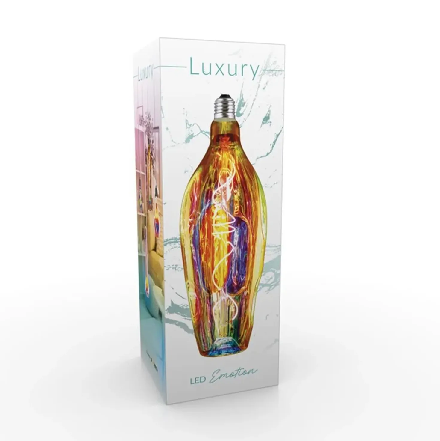 Lampadina LED E27 decorativa Bottle 210 lm rainbow