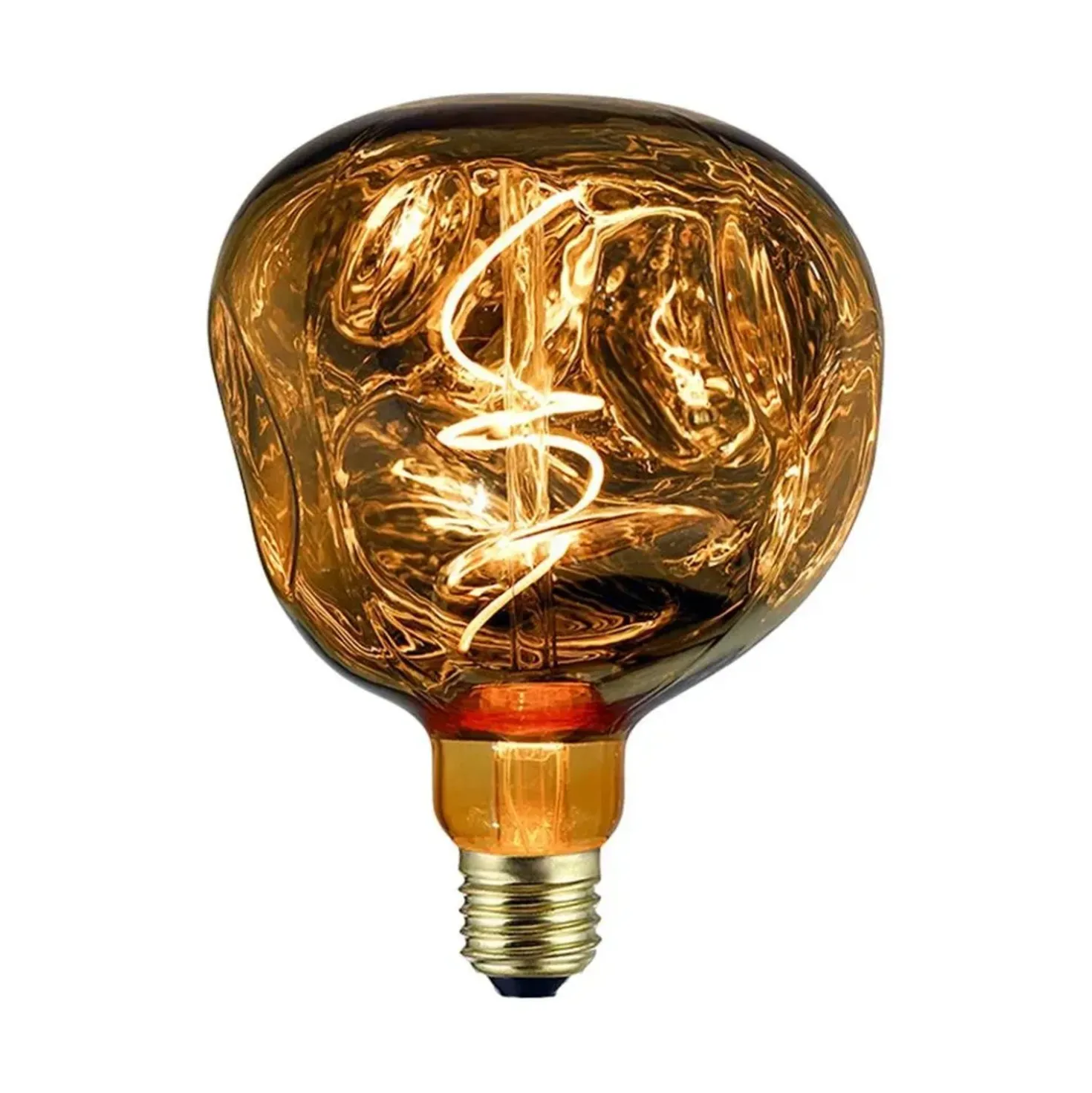 Lampadina LED E27 decorativa Globo Alien 100 lm oro