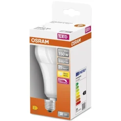 Lampadina LED E27 Osram goccia 2452 lm bianco caldo