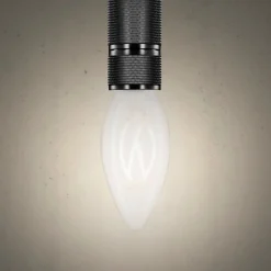 Lampadina LED filamento oliva frost E14 4W 480 lumens
