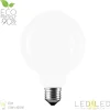 Lampadina LED filamento sfera milky Ledbyled E27 11W 1440 lumens
