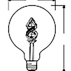 Lampadina LED Ledvance Smart Home+ Wifi Filamento Globo RGBW E27 4.5 W 300 lm