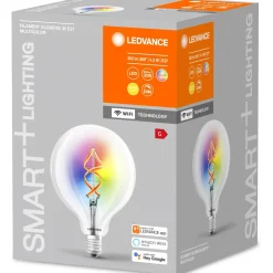 Lampadina LED Ledvance Smart Home+ Wifi Filamento Globo RGBW E27 4.5 W 300 lm