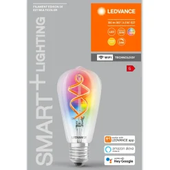 Lampadina LED Ledvance Smart Home+Wifi Edison E27 4,5 W 300 lm 2700 K RGBW