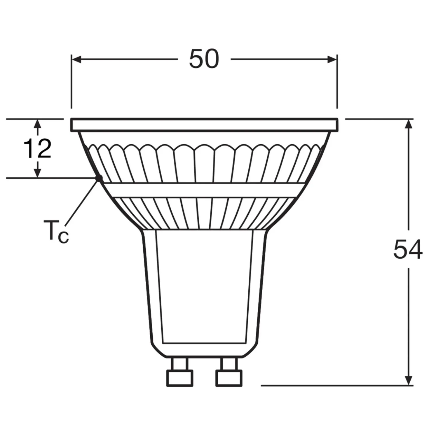 Lampadina LED Osram PAR16 GU10 4,3=50 W 350 lm 4000 K